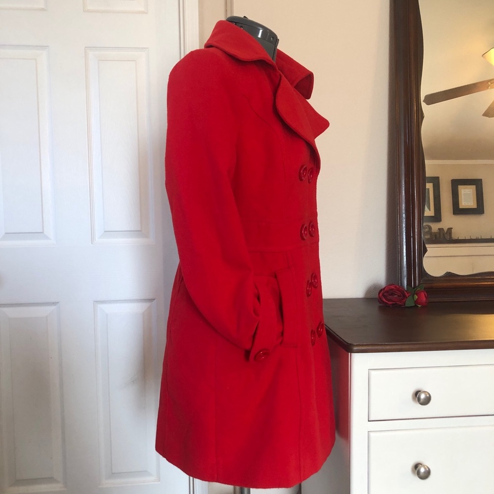 Forever 21 RED Peacoat, L - Picture 2 of 11